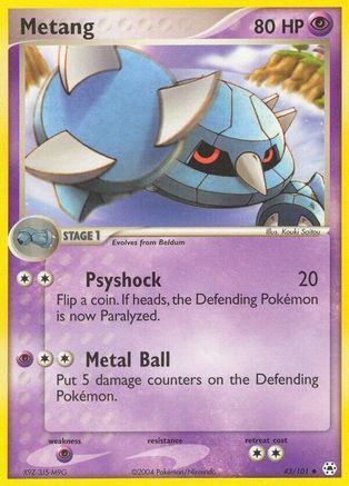 [PKM] Metang (43/101) [EX: Hidden Legends]