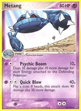 [PKM-C] Metang (40/107) (Stamped) [EX: Deoxys]