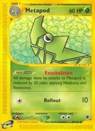 [PKM-C] Metapod (87/165) [Expedition: Base Set]