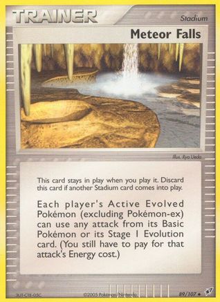 [TR] Meteor Falls (89/107) (Stamped) [EX: Deoxys]
