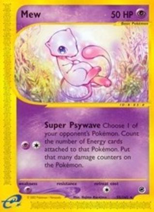 [PKM-R] Mew (55/165) [Expedition: Base Set]