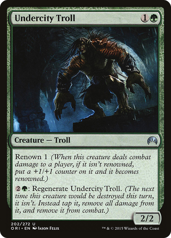 {C} Undercity Troll [Magic Origins][ORI 202]