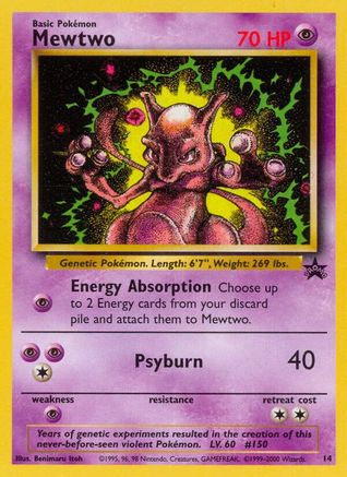 [PKM] Mewtwo (14) [Wizards of the Coast: Black Star Promos]