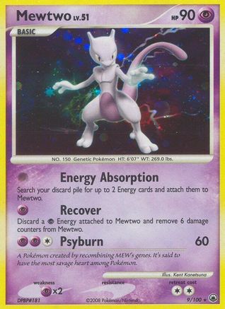 [PKM] Mewtwo (9/100) [Diamond & Pearl: Majestic Dawn]