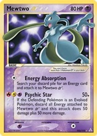 [PKM-R] Mewtwo Star (103/110) [EX: Holon Phantoms]