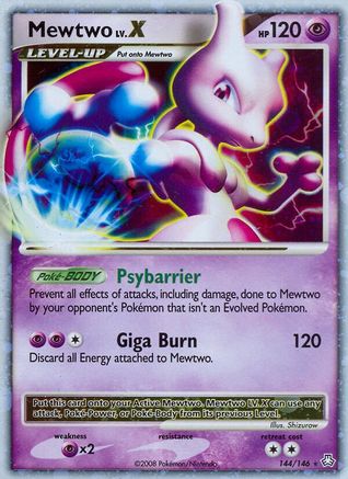 [PKM] Mewtwo LV.X (144/146) [Diamond & Pearl: Legends Awakened]