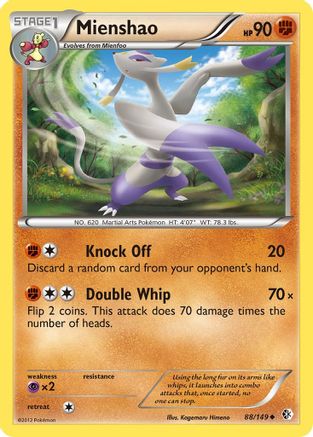 [PKM-C] Mienshao (88/149) [Black & White: Boundaries Crossed]