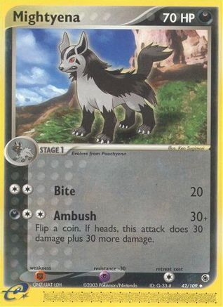 [PKM] Mightyena (42/109) [EX: Ruby & Sapphire]