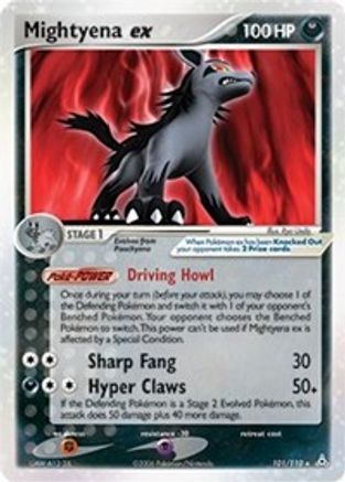 [PKM-R] Mightyena ex (101/110) [EX: Holon Phantoms]