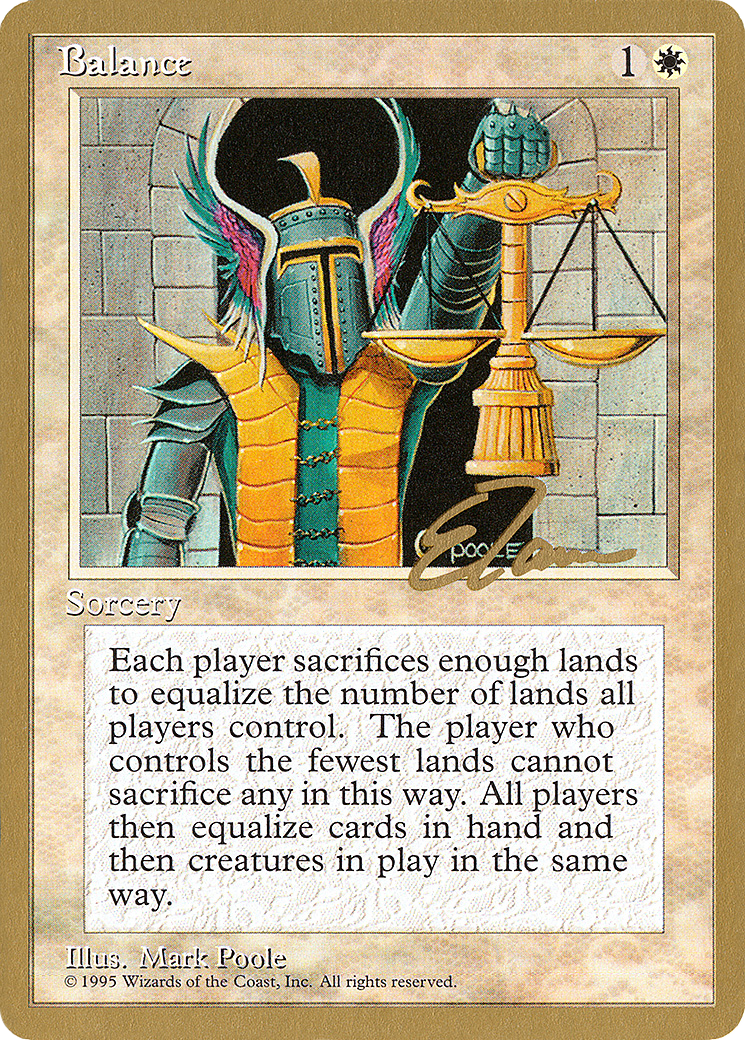 {R} Balance (Eric Tam) [Pro Tour Collector Set][GB PTC ET6]