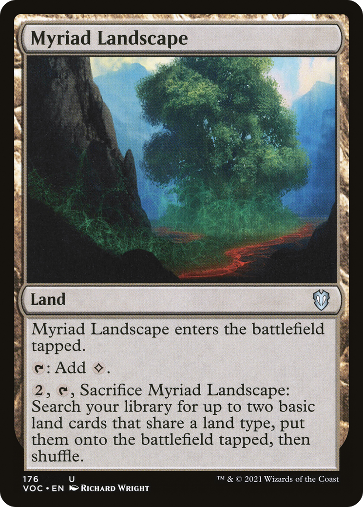 {C} Myriad Landscape [Innistrad: Crimson Vow Commander][VOC 176]