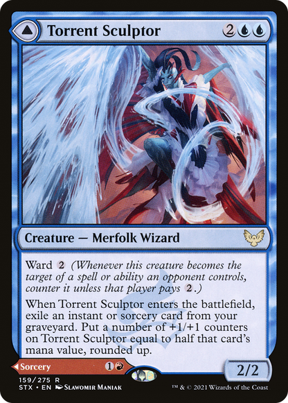 {R} Torrent Sculptor // Flamethrower Sonata [Strixhaven: School of Mages][STX 159]