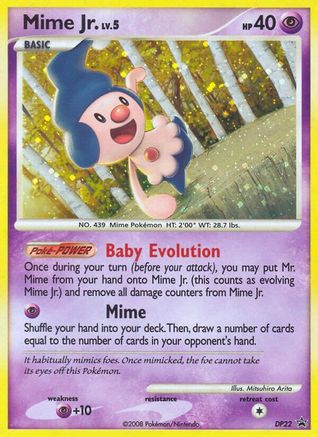 [PKM] Mime Jr. (DP22) [Diamond & Pearl: Black Star Promos]