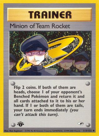 [PKM] Minion of Team Rocket (113/132) [Gym Heroes 1st Edition]