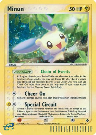 [PKM-R] Minun (7/97) [EX: Dragon]