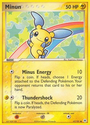 [PKM-C] Minun (67/101) [EX: Hidden Legends]