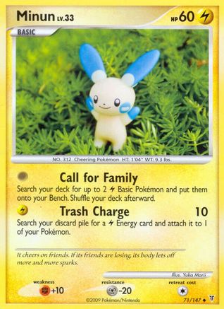 [PKM] Minun (71/147) [Platinum: Supreme Victors]