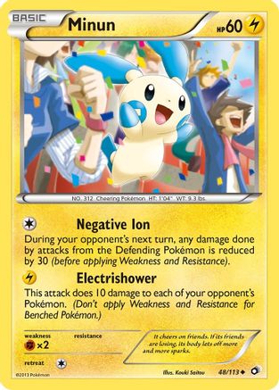 [PKM] Minun (48/113) [Black & White: Legendary Treasures]