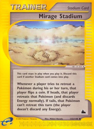 [PKM] Mirage Stadium (132/144) [Skyridge]