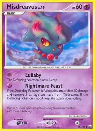 [PKM] Misdreavus (68/100) [Diamond & Pearl: Stormfront]