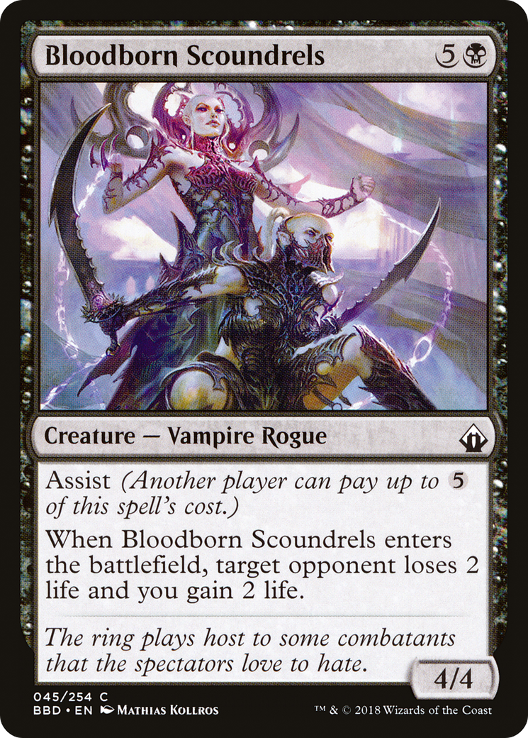 {C} Bloodborn Scoundrels [Battlebond][BBD 045]