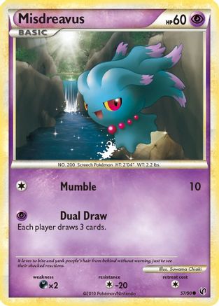 [PKM] Misdreavus (57/90) [HeartGold & SoulSilver: Undaunted]
