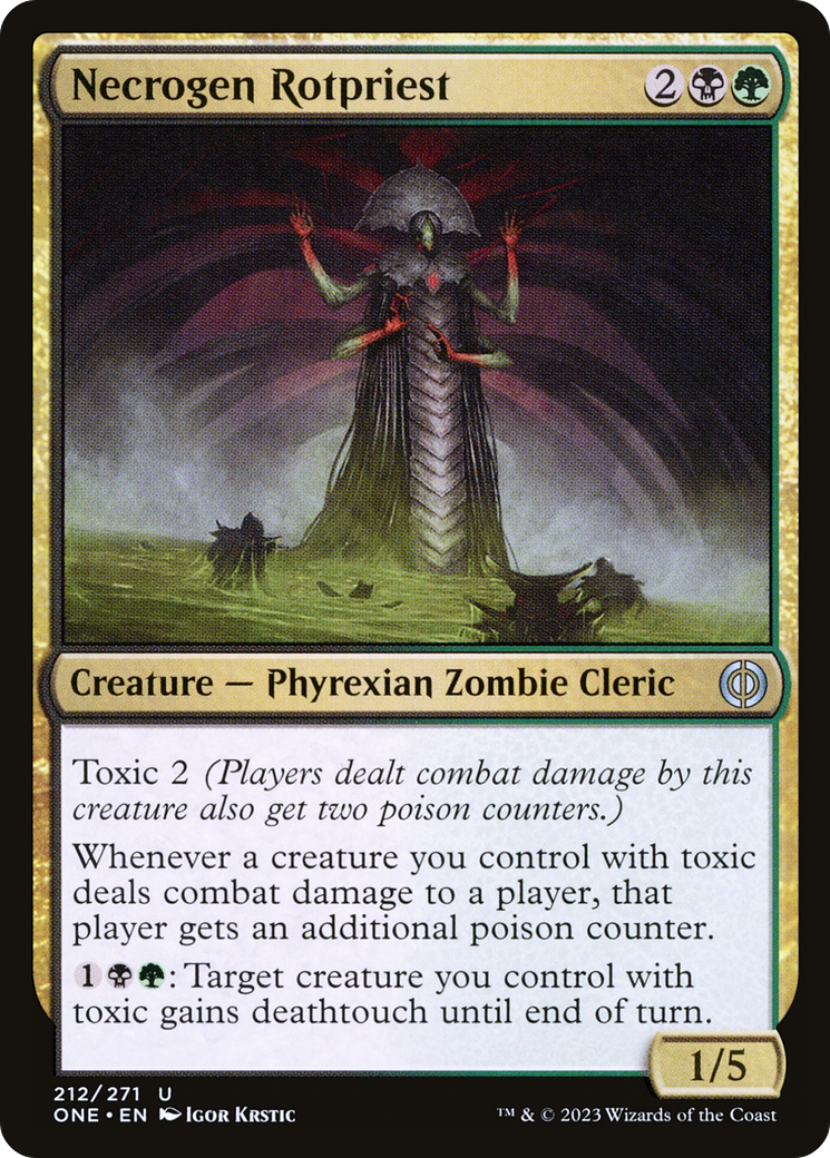 {C} Necrogen Rotpriest [Phyrexia: All Will Be One][ONE 212]