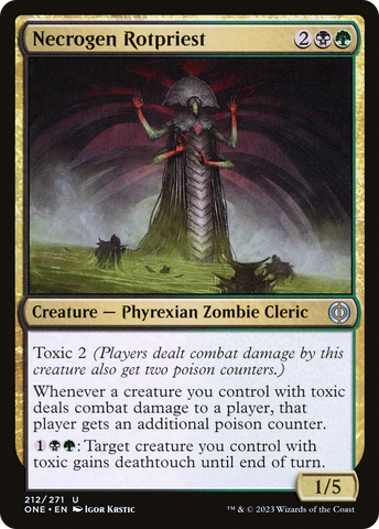 {C} Necrogen Rotpriest [Phyrexia: All Will Be One][ONE 212]