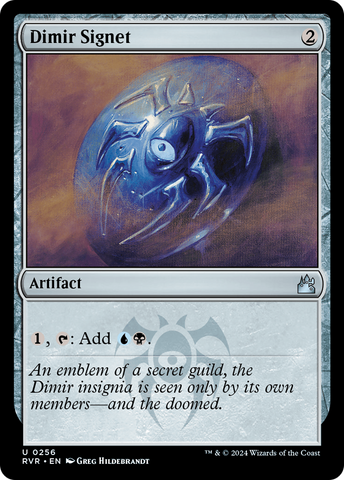 {C} Dimir Signet [Ravnica Remastered][RVR 256]