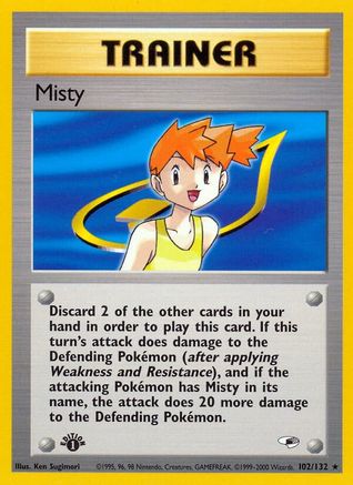 [PKM] Misty (102/132) [Gym Heroes 1st Edition]