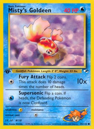 [PKM] Misty's Goldeen (85/132) [Gym Heroes 1st Edition]