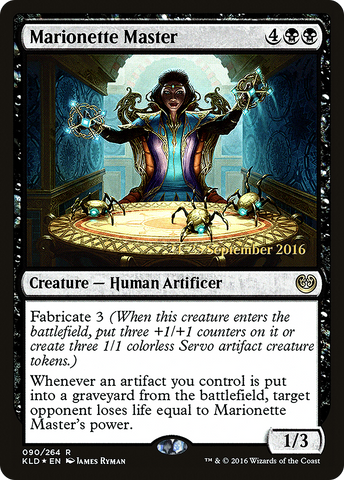 {R} Marionette Master [Kaladesh Prerelease Promos][PR KLD 090]