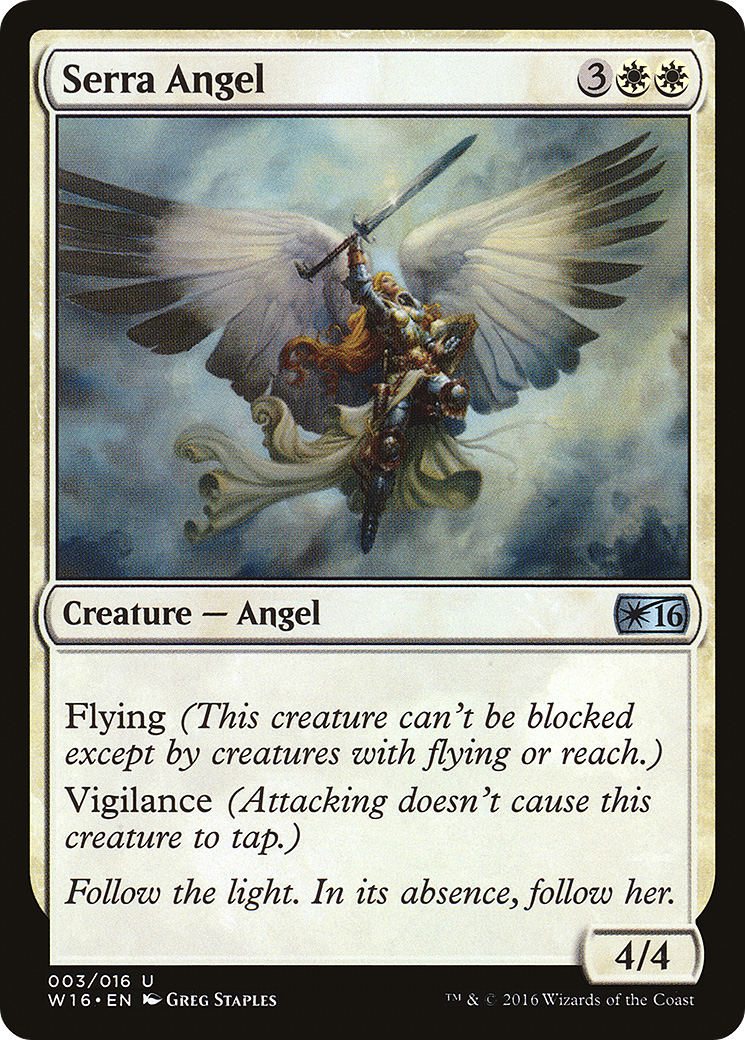 {C} Serra Angel [Welcome Deck 2016][W16 003]