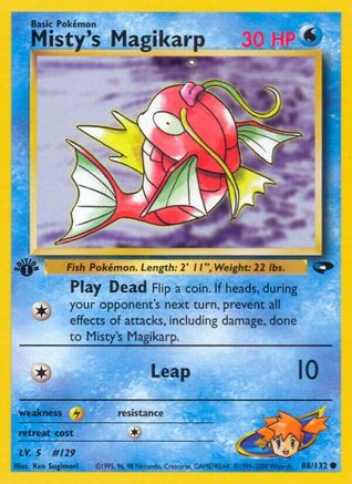 [PKM] Misty's Magikarp (88/132) [Gym Challenge 1st Edition]