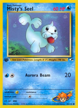 [PKM] Misty's Seel (88/132) [Gym Heroes 1st Edition]