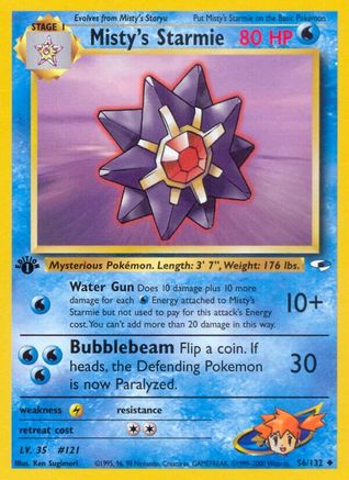 [PKM] Misty's Starmie (56/132) [Gym Heroes 1st Edition]