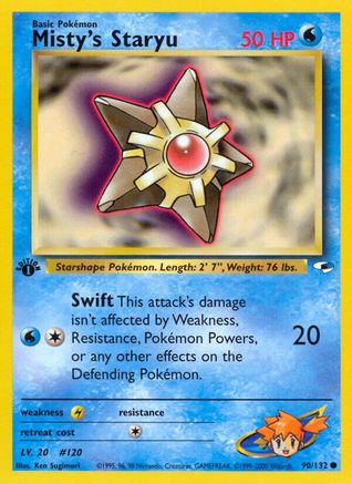 [PKM] Misty's Staryu (90/132) [Gym Heroes 1st Edition]