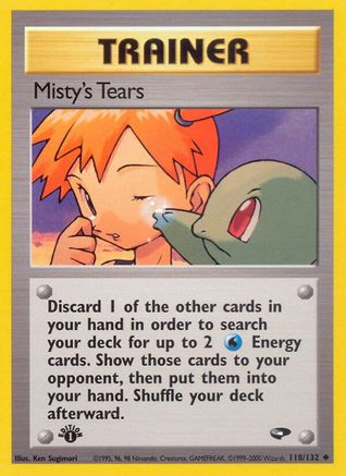 [TR] Misty's Tears (118/132) [Gym Challenge 1st Edition]