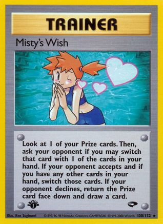 [PKM] Misty's Wish (108/132) [Gym Challenge 1st Edition]