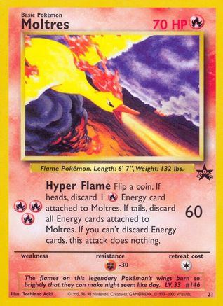 [PKM] Moltres (21) [Wizards of the Coast: Black Star Promos]