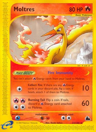 [PKM-R] Moltres (21/144) [Skyridge]