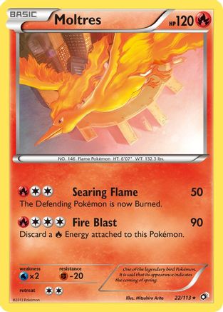 [PKM-R] Moltres (22/113) [Black & White: Legendary Treasures]