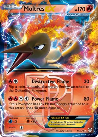 [PKM] Moltres EX (14/135) [Black & White: Plasma Storm]