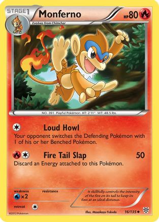 [PKM] Monferno (16/135) [Black & White: Plasma Storm]