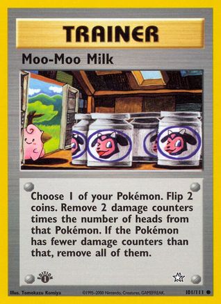 [PKM] Moo-Moo Milk (101/111) [Neo Genesis 1st Edition]
