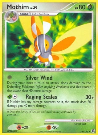 [PKM] Mothim (33/132) [Diamond & Pearl: Secret Wonders]