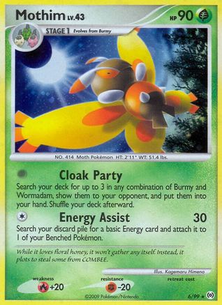 [PKM-R] Mothim (6/99) [Platinum: Arceus]