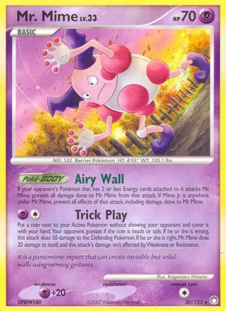 [PKM-R] Mr. Mime (30/123) [Diamond & Pearl: Mysterious Treasures]