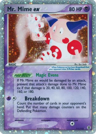[PKM] Mr. Mime ex (111/112) [EX: FireRed & LeafGreen]