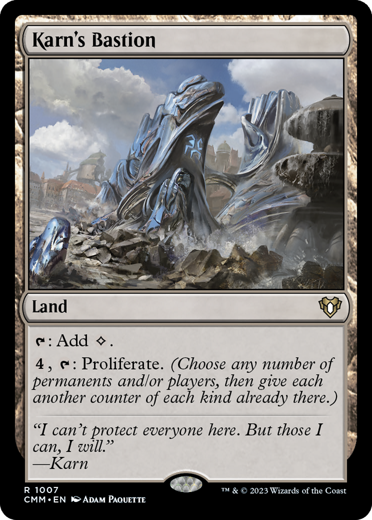 {R} Karn's Bastion [Commander Masters][CMM 1007]